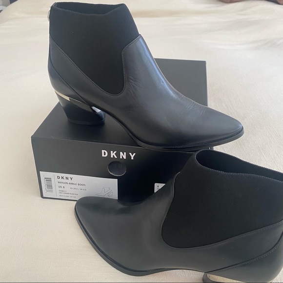 DKNY Black Booties. New in Box - Picture 3 of 10